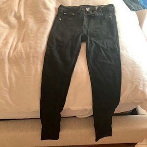 Black high rise skinny jeans from Rag and Bone